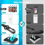 Waterproof Cell Phone Pouch : 4 Pack Float Clear Cell Holder Protector - Image 3