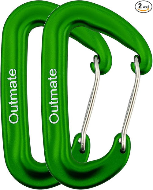 12kN 3.2"x2" Heavy-Duty Carabiner Clips by Outmate