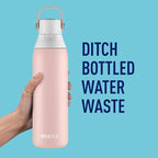 Brita Stainless Steel Premium Filtering Water Bottle, Replaces 300 Plastic - Image 6