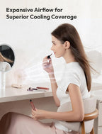 Aecooly Slim Portable Fan, Thin Handheld Fan, USB Rechargeable Mini Personal - Image 5