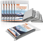 6 Pack - Large 82” x 62” Survival Emergency Mylar Thermal Blankets, Thermal - Image 7