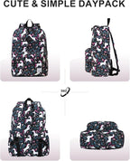 VASCHY Backpack for School, Lightweight Water Resistant Bookbag Casual Daypack - Image 6