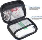I GO 85 Pieces Hard Shell Mini Compact First Aid Kit, Small Personal Emergency - Image 3