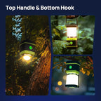 LED Camping Lantern, Consciot Battery Powered LED Lantern Flashlight, 4 Light - Image 5