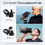 Insulated Water Bottle 64 oz - Image 3