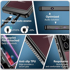 SPIDERCASE Designed for Samsung Galaxy S22 Ultra Case, Waterproof Built-in - Image 5