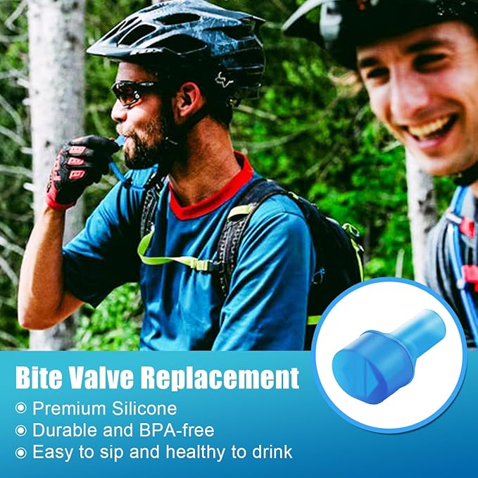 Big Bite Valve Replacement Mouthpiece Water Hydration Bladder Valve 4 Pack - Image 3