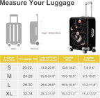 ANNA QUEEN Celestial Galaxy Luggage Cover, Moon & Stars Suitcase Protector - Image 4