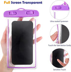 Flutesan 40 Pack Universal Clear Waterproof Phone Pouch Cell Phone Pouch Dry - Image 3