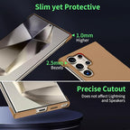 GRECAZO Slim Borderless for Samsung Galaxy S24 Ultra Phone Case 6.8" Ultra-Thin - Image 5