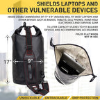 Mission Darkness Dry Shield Faraday Tote 15L // Waterproof Dry Bag - Image 3