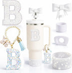 6PCS White Stanley Cup Accessories Set Fit by MOTEERLLU