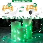 12-Pack LED Fairy Lights 7 Feet Battery Powered Waterproof Silver Wire 20 Slim - Image 5