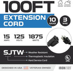 Iron Forge Cable 100 ft Outdoor Extension Cord - Image 2
