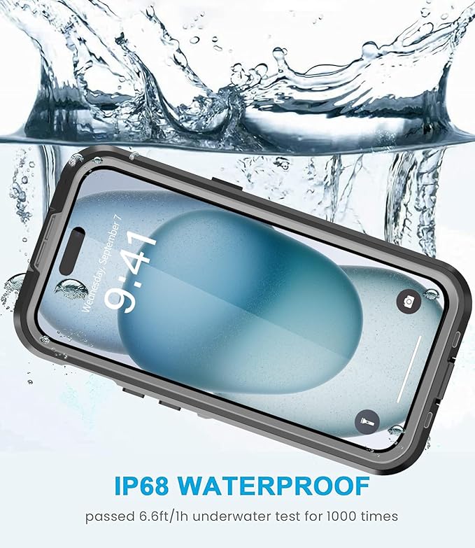 for iPhone 15 Case Waterproof, Shockproof Dustproof IP68 Waterproof iPhone 15 - Image 3