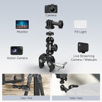 SMALLRIG Super Camera Clamp Mount, Double Ball Head Magic Arm Adapter, - Image 3