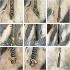 Handmade Lanyards with Brass Beads – Paracord 550 Survival Gear Leash - Image 5