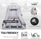 LOVEVOOK Laptop Backpack for Women 17.3 inch, Cute Womens Travel Backpack Purse - Image 6