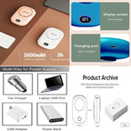 AOCOOLFAN Portable Neck Fan, Mini Small Personal Handheld Fan USB Rechargeable - Image 6