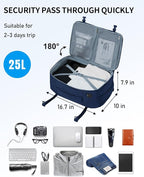 ECOHUB 17'' Travel Backpack, Personal Item Backpack - Image 3