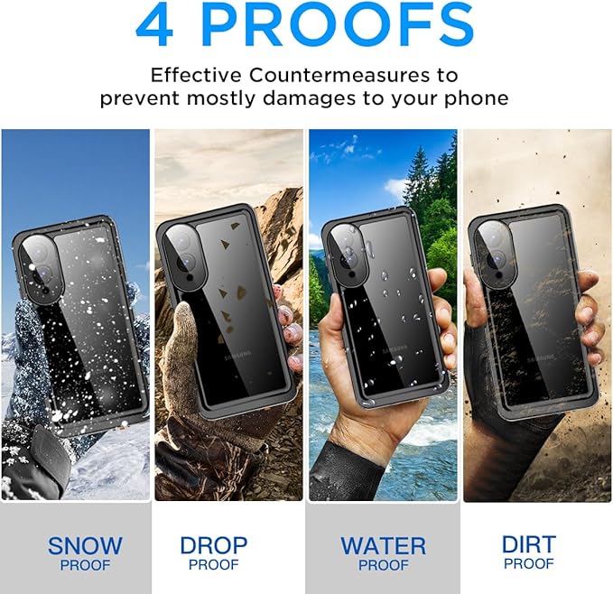 AICase for Samsung Galaxy S25 Edge Case Waterproof - Image 3