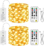 HXWEIYE Rechargeable Fairy Lights by LightUpYourHomewHXWEIYE