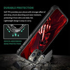 for iPhone 16 Pro Max Case, Gestures Funny Skull Pattern Graphic Design Girl - Image 5