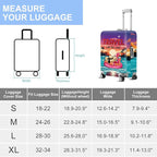 ANNA QUEEN Tropical Travel Flamingo Float Luggage Cover -Stretchable Airplane - Image 7
