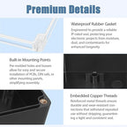 LeMotech Junction Box with Clear Cover IP65 Waterproof Project Box Dustproof - Image 5