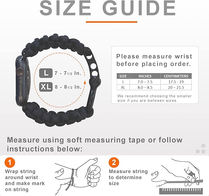 Savior Survival Gear Paracord Watch Band - Image 4