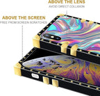 Compatible with iPhone Xs Max Case, Holographic Abstract Iridescent Textures - Image 7