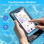 Niveaya Double Space Waterproof Phone Pouch, IPX8 Phone Case - Image 5