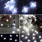 Twinkle Star 33FT 100 LED Star String Lights, Plug in Fairy String Lights - Image 6