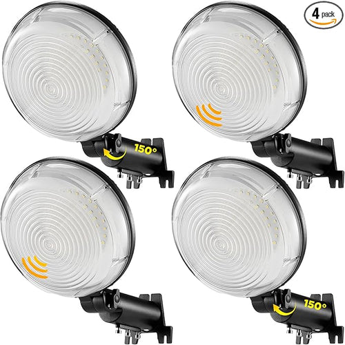150W LED Barn Light, 4 Pack 21000LM Dusk to Dawn Outdoor Lighting, Yard Lights by WILLGOTOP