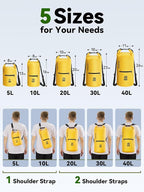 HEETA Waterproof Dry Bag with Front Zippered Pocket - Image 2