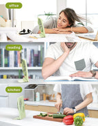 Zuvas Desk Fan Battery Operated Fan Rechargeable 180°Tilt Folding Personal Fan - Image 7