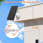 Zivif 2W Solar Panel for Security Cameras, Solar Charger - Image 4