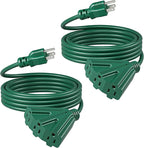 DEWENWILS 15 FT Outdoor Extension Cord, Weatherproof 16/3 SJTW Power Cable by DEWENWILS