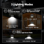 AloftSun Solar Motion Sensor Outdoor Lights, Waterproof Motion Sensor Spot - Image 3