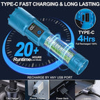 Rechargeable Tactical Flashlights 2000 High Lumens - 5000mAh Super Bright LED - Image 6