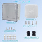 IP67 Waterproof Junction Box, ABS Plastic Electrical Enclosure - Image 7