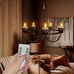 SoulBay Rechargeable Flameless LED Tea Lights Candles - Image 3