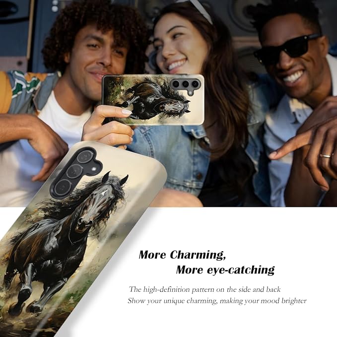 Compatible for Samsung Galaxy A16 5G Case, Dual Layer Heavy Duty 2 in 1 - Image 4