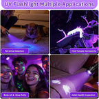 6Pack Small UV Flashlight Black Light, 395nm UV Light Flashlights, Portable LED - Image 7