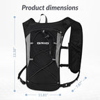 GRIO Hydration Running Vest for Women Men, Water Backpack for Hiking, - Image 3
