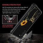 for Samsung Galaxy S21 FE Case, Pig Sunflower Yellow Sunshine Pattern Graphic - Image 6