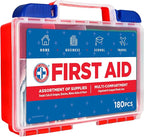 Be Smart Get Prepared 180 Piece First Aid Kit: Clean, Protect Minor Cuts - Image 8