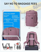 ECOHUB Travel Backpack for Women, Laptop Carry on Backpack - Image 2