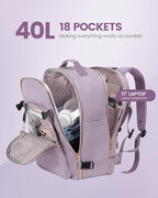 LOVEVOOK Travel Backpack for Women & Men 40L, Airline Approved Carry On - Image 3