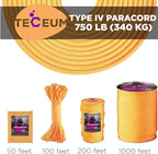 TECEUM 5/32" Paracord Rope 1000 – 1000ft / 200ft / 100ft / 50ft – Tactical - Image 9